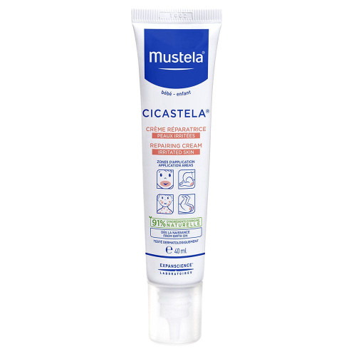 Mustela Cicastela Crème 40ml - Apaise et Répare Peaux Irritées