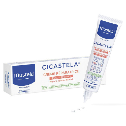 Mustela Cicastela Crème 40ml - Apaise et Répare Peaux Irritées