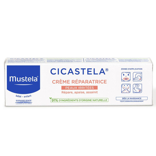 Mustela Cicastela Crème 40ml - Apaise et Répare Peaux Irritées
