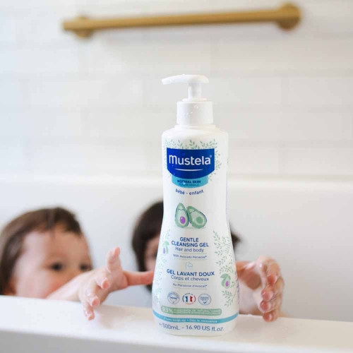 Mustela Gel Avocat Doux 500ml - Nettoyage Bébé Naturel