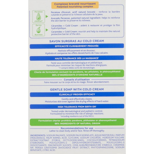 Mustela Savon Surgras Cold Cream 100g - Douceur et Hydratation