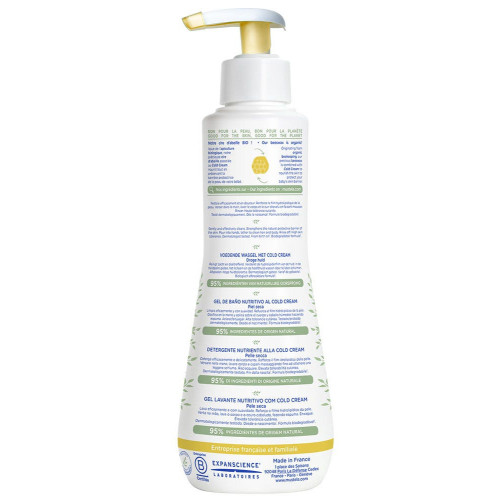 Mustela Gel Lavant Cold Cream 300ml - Nourrit et Hydrate Peau Sèche