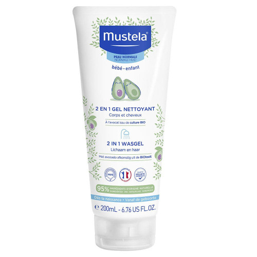 Mustela Gel Nettoyant Avocat 200ml Doux pour Bébé