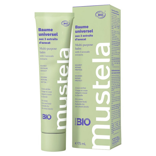 Mustela Baume Universel Bio 75g - Soin Bio Corps et Visage