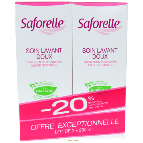 SAFORELLE Soin Lavant - Lot de 2 x 250 ml-612