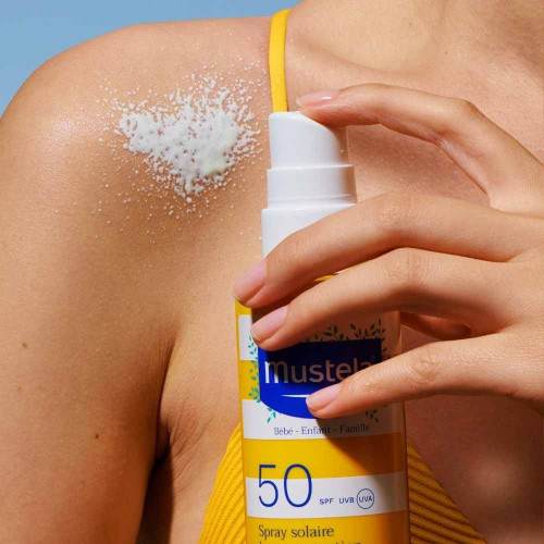 MUSTELA Spray Solaire SPF50 200ml - Protection Haute Tolérance