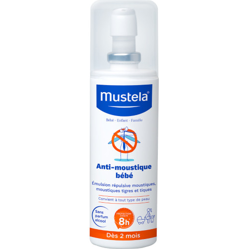 Mustela Anti-Moustique Bébé 100ml - Protection 8h