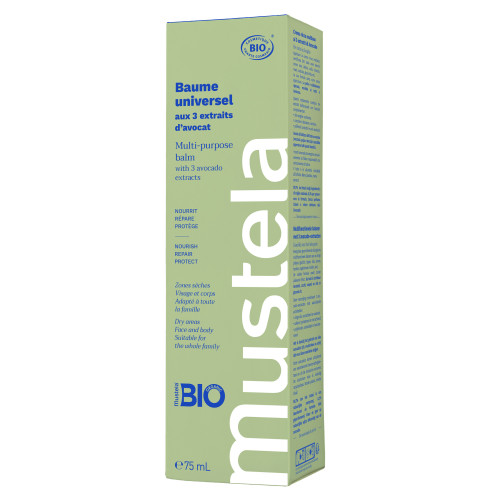 Mustela Baume Universel Avocat 75ml Peau Nourrie et Réparée