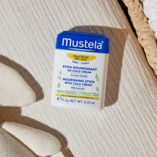 Mustela Stick Cold Cream : Baume Nourrissant 98% Naturel pour Bébé