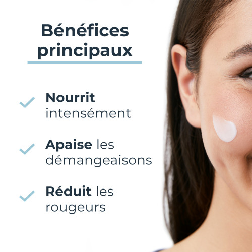 Eucerin AtopiControl Crème Visage 50mL - Apaise Peaux Sèches