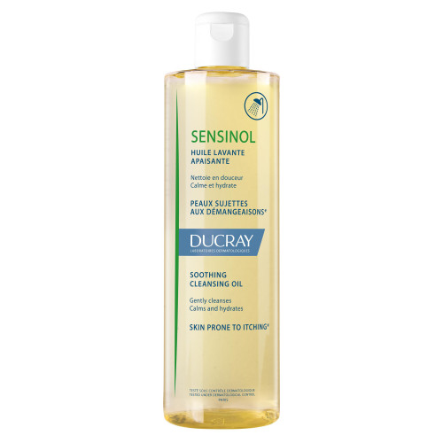 Ducray Sensinol Huile Lavante 200mL - Apaise et Hydrate