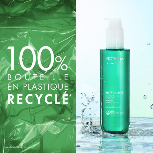 BIOTHERM BIOSOURCE Lotion Tonifiante 200mL - Peau Normale, Démaquille