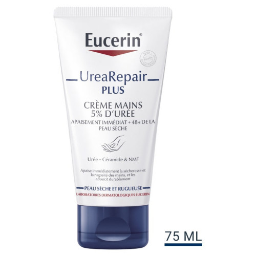 Eucerin Crème Main 5% Urée 75mL - Hydratation Intense Apaisante