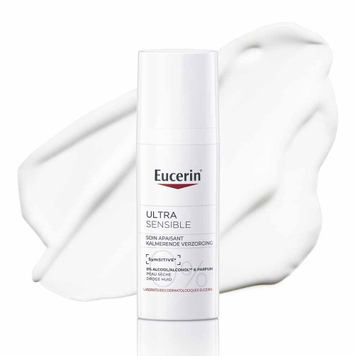 Eucerin UltraSENSIBLE Soin Apaisant 50mL - Apaise Peaux Sèches