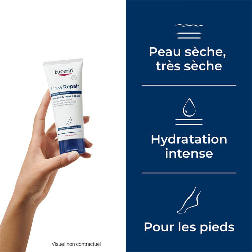 Eucerin UreaRepair PLUS 100mL - Soin intensif pieds secs