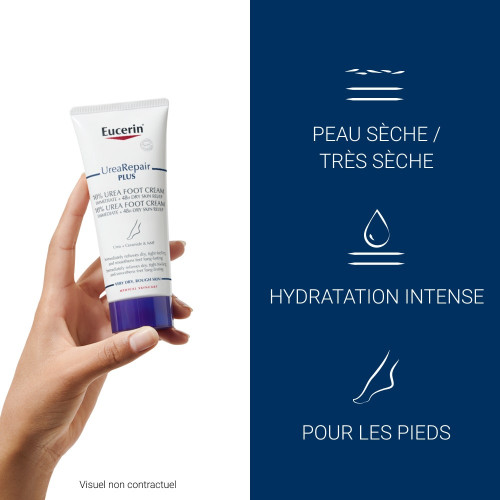 Eucerin UreaRepair PLUS 100mL - Soin intensif pieds secs