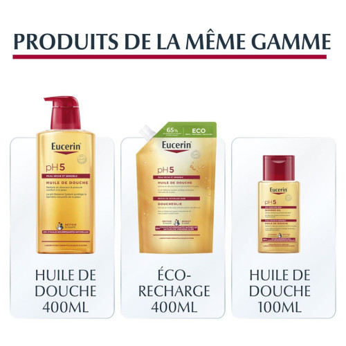 Eucerin pH5 Huile Douche 1000mL - Protection Peau Desséchée