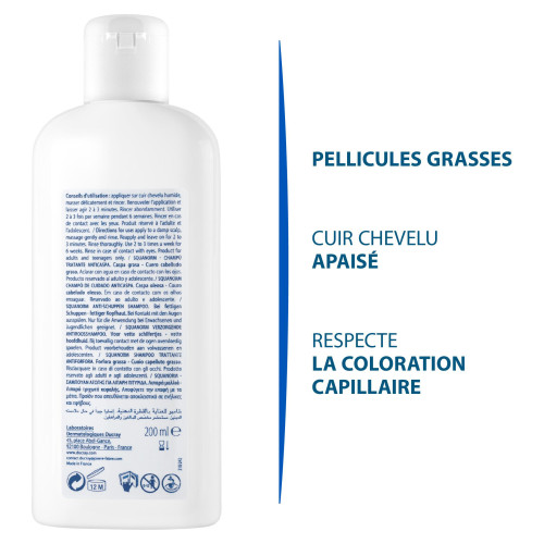 Ducray Squanorm 200ml - Shampoing Antipelliculaire chez