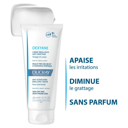 Dexyane Crème Emolliente Anti-Grattage 200 ml