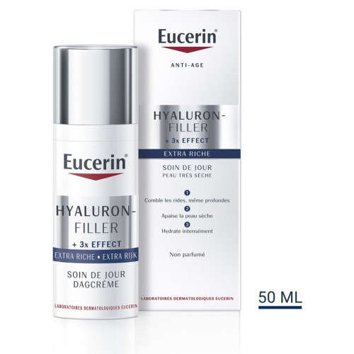 Eucerin Hyaluron-Filler Soin Jour Extra Riche 50ml - Anti-âge