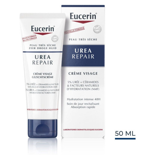 Eucerin Crème Visage Emolliente 50ml - Hydratation Intense