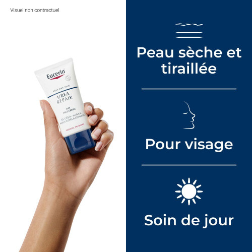 Eucerin Crème Visage Emolliente 50ml - Hydratation Intense