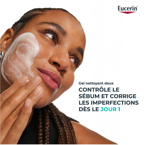Eucerin DermoPure Gel Nettoyant 400ml - Peau Fraîche et Souple