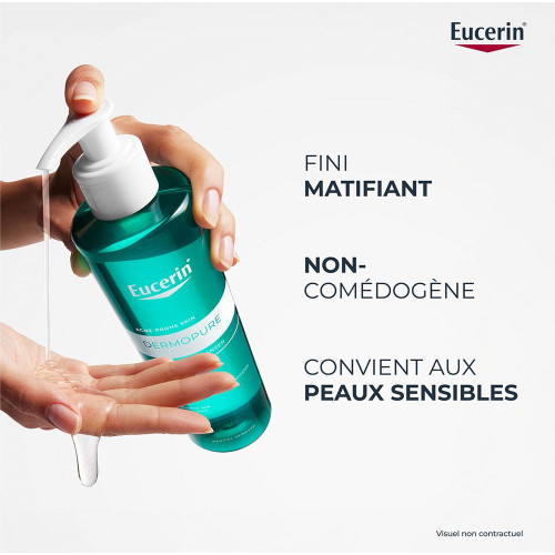 Eucerin DermoPure Gel Nettoyant 400ml - Peau Fraîche et Souple