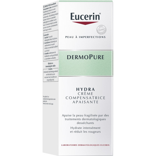 Eucerin Dermopure Hydra Crème 50ml - Apaisante et Compensatrice