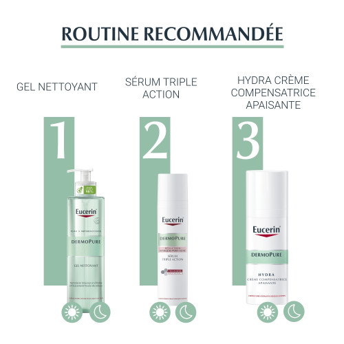 Eucerin Dermopure Hydra Crème 50ml - Apaisante et Compensatrice