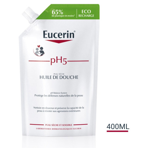 Eucerin PH5 Huile Douche 400ml - Peaux Sèches et Sensibles