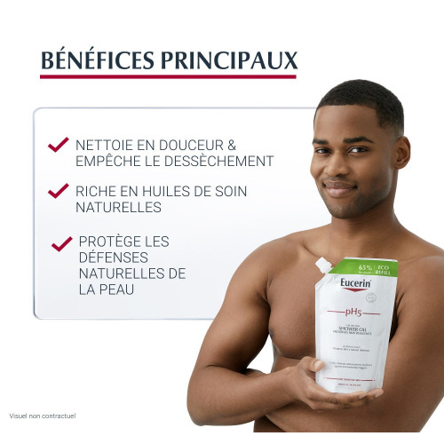 Eucerin PH5 Huile Douche 400ml - Peaux Sèches et Sensibles