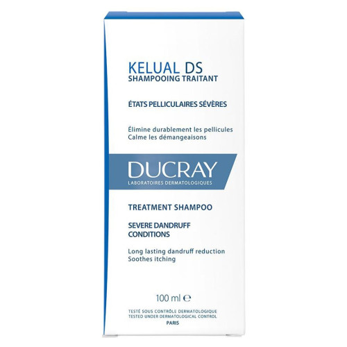 Ducray Kelual DS 100ml - Shampooing Antipelliculaire Apaisant