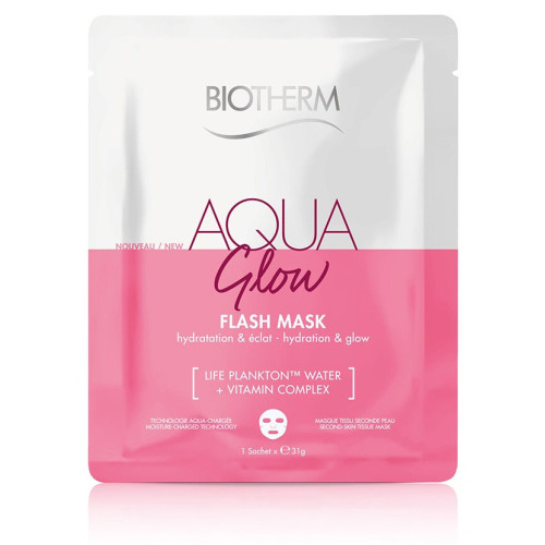 Biotherm Aqua Glow Flash Mask 1 Sachet - Hydratation Intense et Éclat