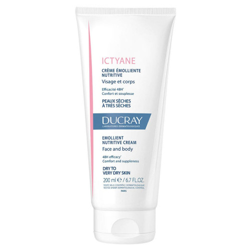 Ducray Ictyane Crème 200ml - Hydratation et Nutrition Intense