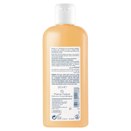 Ducray Nutricerat Shampooing 200ml - Réparateur Nutritif