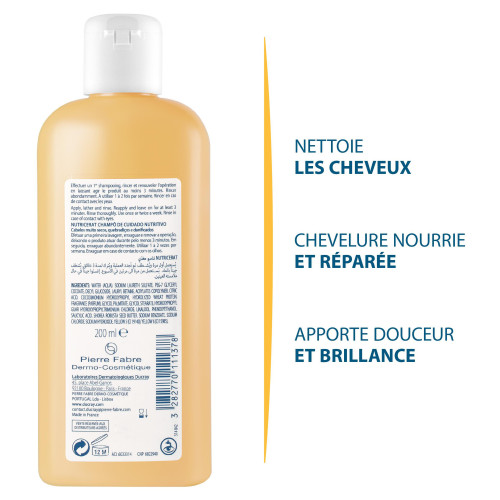 Ducray Nutricerat Shampooing 200ml - Réparateur Nutritif