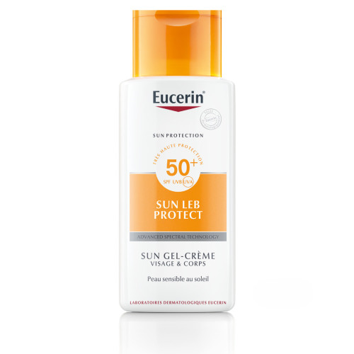 Eucerin Sun Leb SPF50 150ml - Protection Haute, Peaux Sensibles