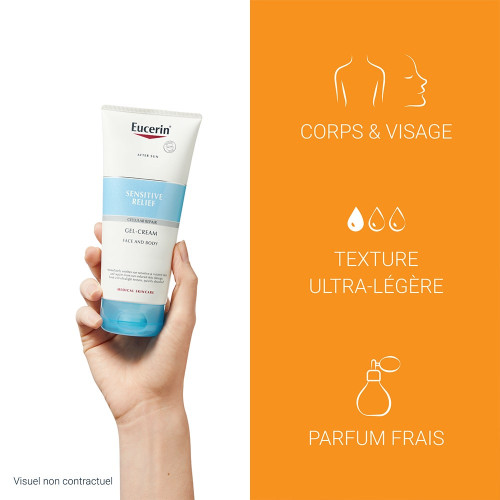 Eucerin Sun Sensitive Relief 200ml - Apaise et régénère