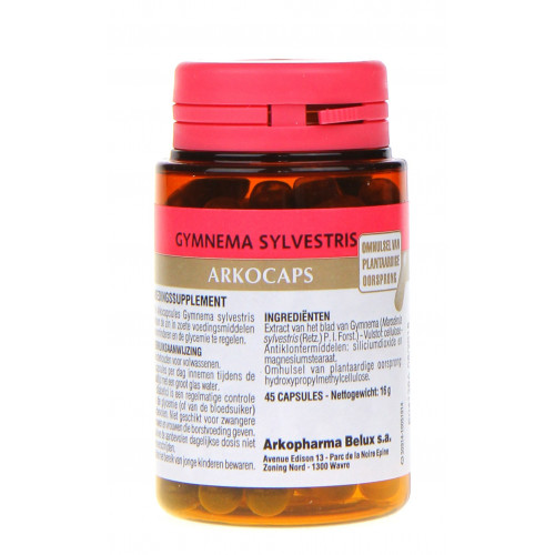 ARKOPHARMA Arkogélules Gymnema Sylvestre 45 Comprimés ARKOPHARMA Arkogélules Gymnema Sylvestre 45 Comprimés