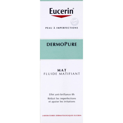 Eucerin DermoPure Fluide Matifiant 50ml - Peau nette et sans brillance