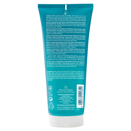 Ducray Keracnyl Gel Moussant 200ml - Purifie et Assainit