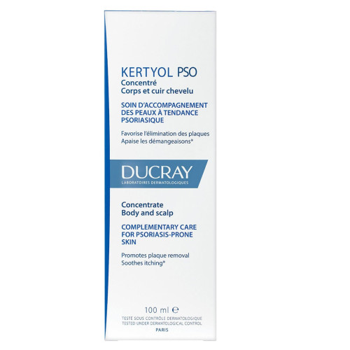 Ducray Kertyol PSO 100ml - Soin Psoriasis Corps et Cuir Chevelu