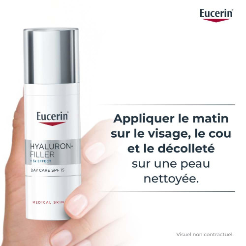 Eucerin Hyaluron Filler 50mL - Soin Jour Anti-rides SPF15