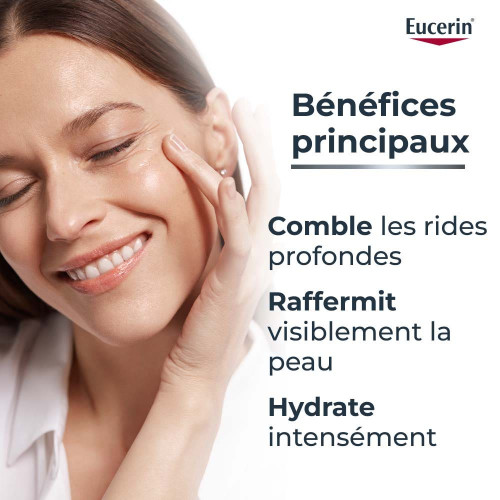 Eucerin Hyaluron Filler Soin Jour SPF15 50mL - Anti-rides, Peau Sèche