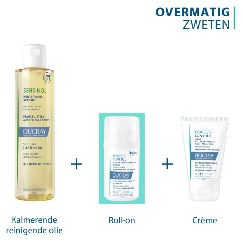 Ducray Crème Anti-Transpirante 50ml - Contrôle Sudation