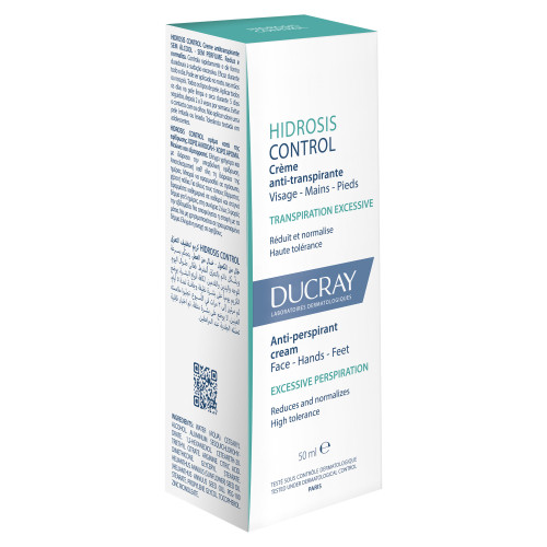 Ducray Crème Anti-Transpirante 50ml - Contrôle Sudation