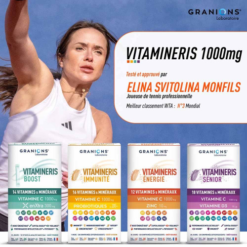 Granions Immunité 1000mg 30 Comprimés - Booste Système Immunitaire