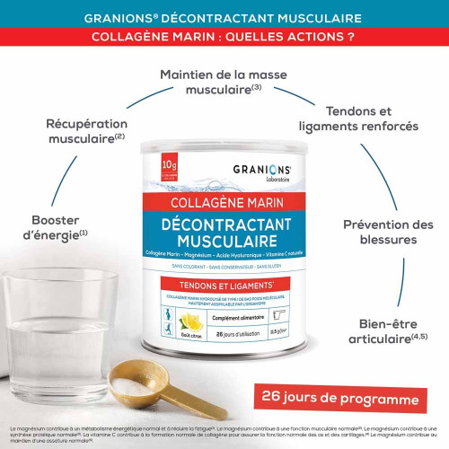Collagène Marin Décontractant Musculaire 300 g