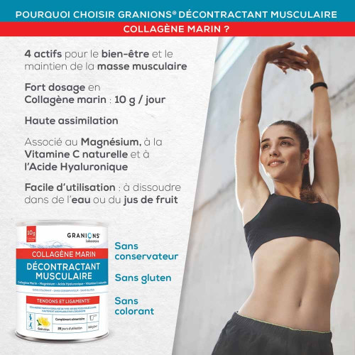 Collagène Marin Décontractant Musculaire 300 g